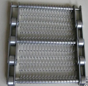 Edelstahl-Metallkettenförderband Mesh Sprocket Driven