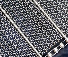 1mm Edelstahl-Augen-Flex Conveyor Belt Heavy Duty-Metallsieb-Masche