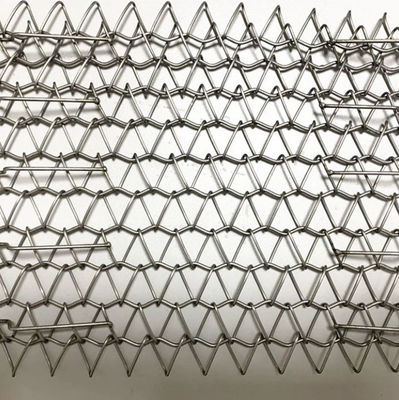 Fassade des Kohlenstoffstahl-Rod Mesh Crimped Woven Metal Grid für Dekoration