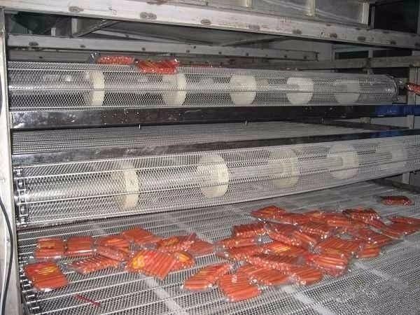 0.5mm-4mm balancierten gewundene SS verdrahten Mesh Belt Conveyor For Bakery-Tunnel-Ofen 9