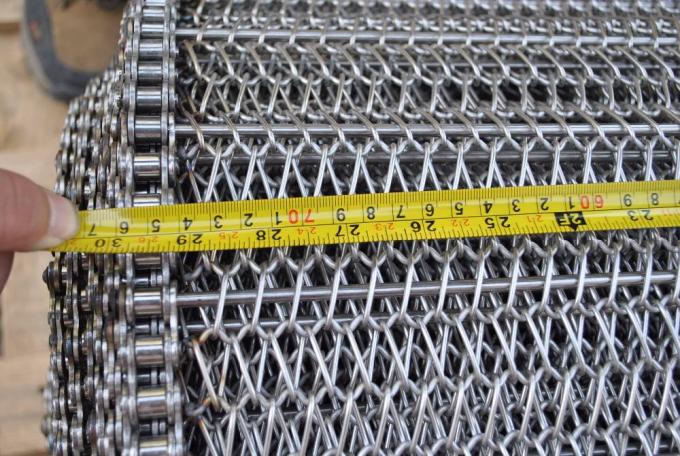 Kundengebundene Korrosionsbeständigkeits-Frucht-Schokoladen-Förderband-Kette gefahren 8