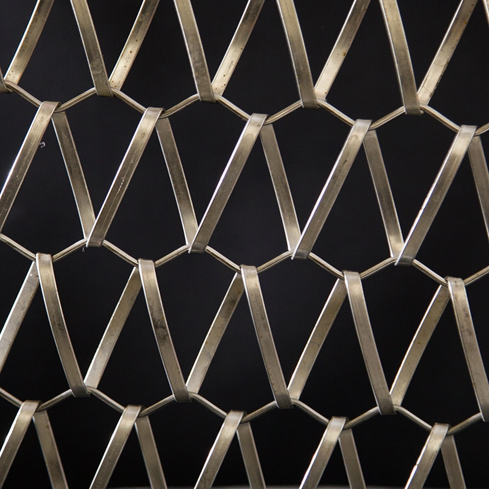 Ausgeglichene gewundene gesponnene Mesh Solar Shading Cladding Metal-Masche